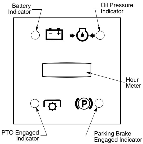 MTD RZT17 - Hour Meter/Indicator Panel - 1
