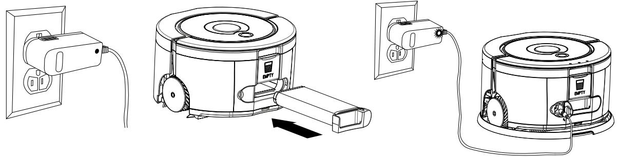 IROBOT SCOOBA 200 - Chargement et stockage de la batterie - 1