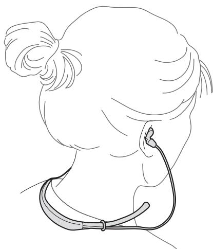 SAMSUNG EO-BG920 - Wearing the headset - 1