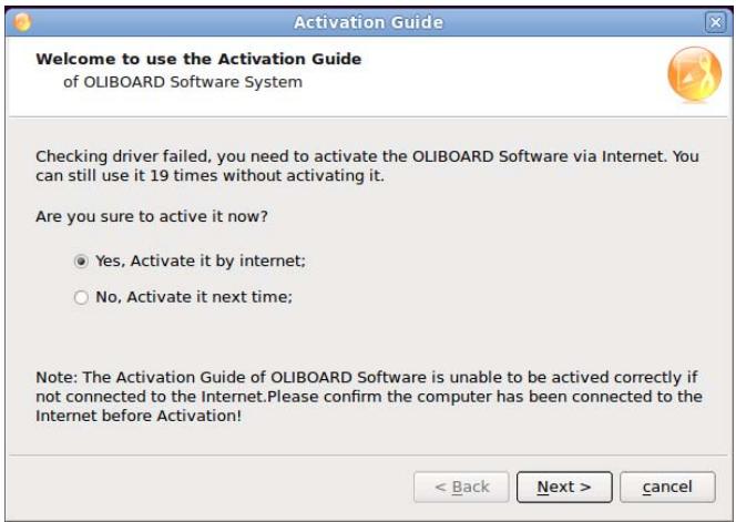 OLIVETTI OLIBOARD - SOFTWARE REGISTRATION - 1