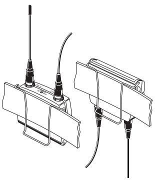 SENNHEISER SK 5212 - Fixer l'émetteur aux vêtements - 1