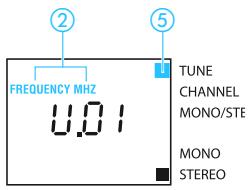 SENNHEISER SR 3254 - TUNE régler les fréquences pour les canaux de la banque de canaux « u - 1