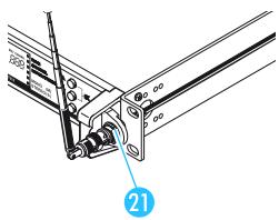 SENNHEISER SR 3254 - Montage sur bâti avec montage des antennes à l'avant - 4