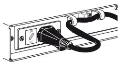 SENNHEISER SR 3254 - Raccordement du cordon d'alimentation secteur - 1