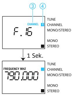 SENNHEISER SR 3254 - Channel sélectionner le canal de la banque de canaux « u » ou « f - 1