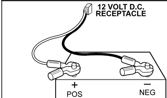 BRIGGS & STRATTON BRIGGS & STRATTON PRO 6500 - To recharge 12 Volt batteries, proceed as follows: - 1