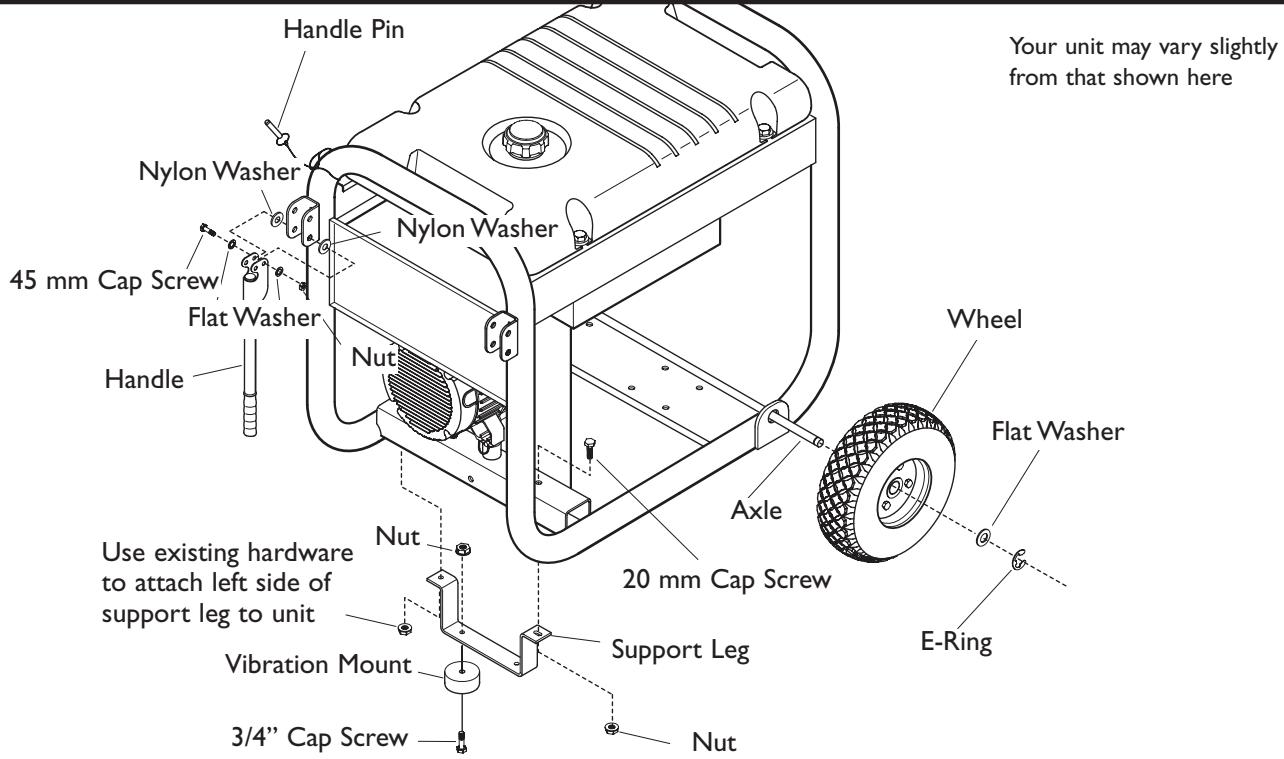 BRIGGS & STRATTON BRIGGS & STRATTON PRO 6500 - Install Wheel Kit - 1