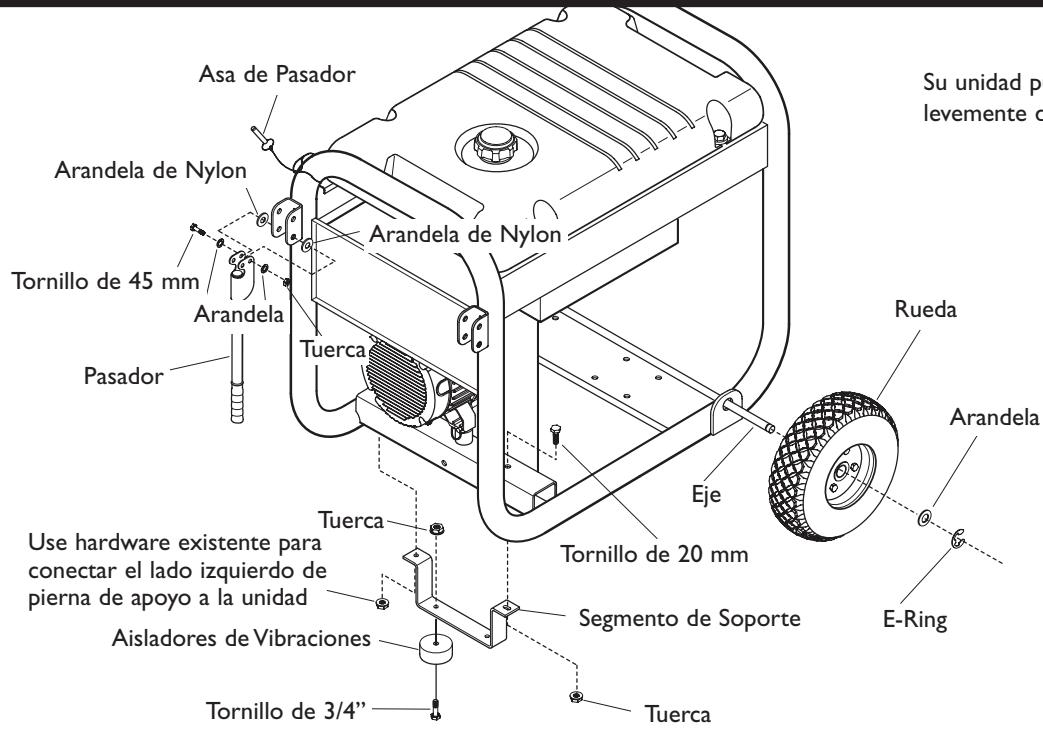 BRIGGS & STRATTON BRIGGS & STRATTON PRO 6500 - Instale el Juego de Ruedas - 1