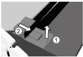 PANASONIC HLCK655S - ENLEVER LA PORTE VITRÉE INTÉRIÉURE - 1