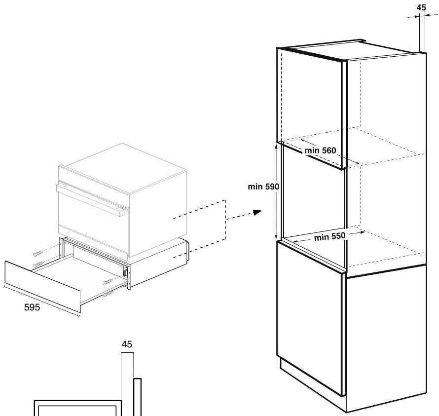 PANASONIC HLDW165B - Dimensions - 1