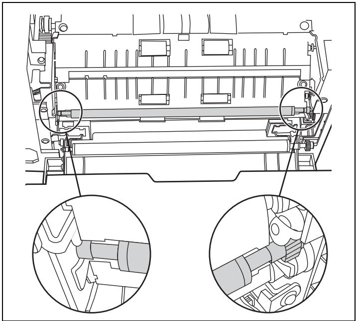 PANASONIC KV-S2026C SERIES - Re-attach the sensor roller for front scanning - 1
