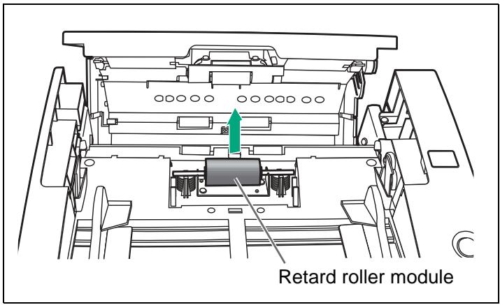 PANASONIC KV-S2026C SERIES - Replacing the retard roller module - 4