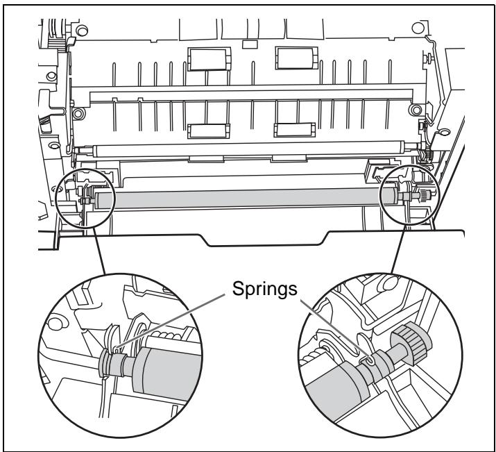 PANASONIC KV-S2026C SERIES - ■ Re-attach the sensor roller for back scanning to the ADF door - 1
