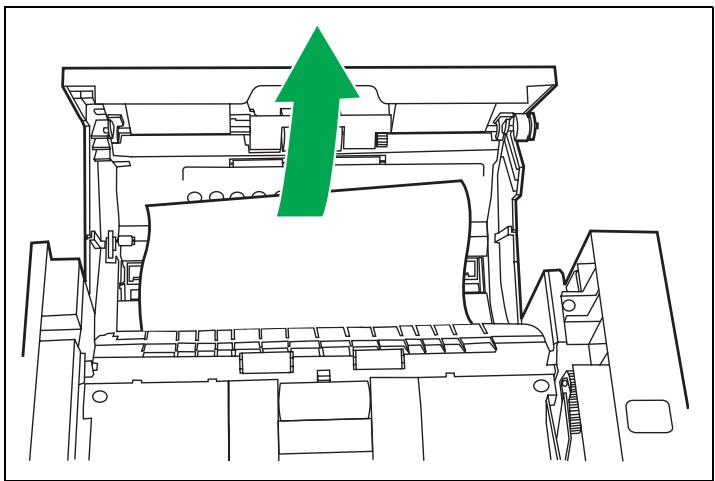 PANASONIC KV-S2026C SERIES - Remove the jammed document. - 1