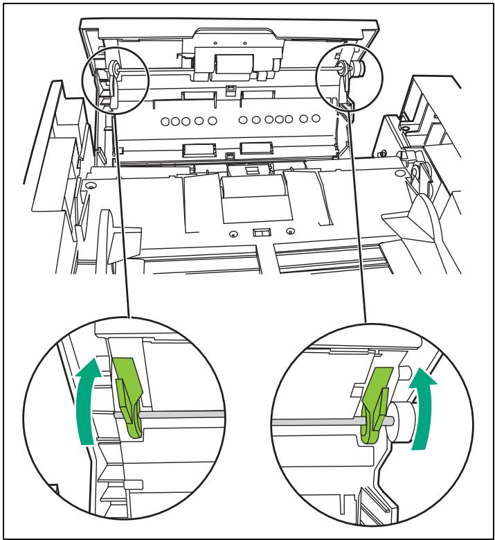 PANASONIC KV-S2026C SERIES - Replacing the paper feed roller module - 7