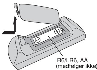 PANASONIC SC-PM250BEG - Klargøring af fjernbetjeningen - 1