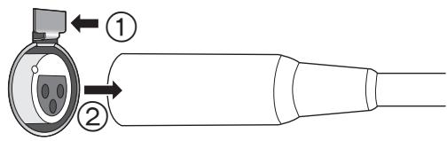 PANASONIC SU-R1EB - Per scollegare i cavi bilanziati - 1