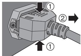 PANASONIC SU-R1EB - ■ Afsluiten van het netsnoer van dit toestel - 1