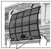 PANASONIC CU2E15SBE - Attach air filter - 1
