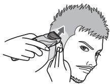 PANASONIC ER-GC51 - Réglage de la longueur autour des oreilles et sur les côtés - 2