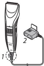 PANASONIC ER-GC51 - Aufladen des Haarschneidemaschine - 1
