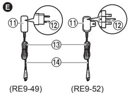 PANASONIC ER-GC51 - Parts identification - 5