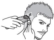 PANASONIC ER-GC51 - Ajuste de la longitud alrededor de las orejas y en los - 2