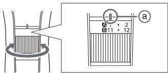 PANASONIC ER-GC51 - Aanpassen van de trimhoogte - 1