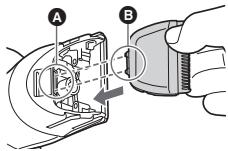 PANASONIC ER-GC51 - Befestigen der Klinge - 1