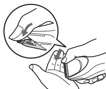 PANASONIC ER-GC51 - Removing the blade - 1