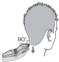 PANASONIC ER-GC51 - Tagliare la peluria intorno alla linea del collo - 1