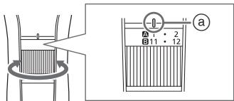 PANASONIC ER-GC51 - Hur man justerar trimlangden - 1