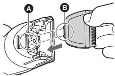 PANASONIC ER-GC51 - Mounting the blade - 1