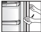 PANASONIC NR-BN34EW2 - De deurrubbers - 1