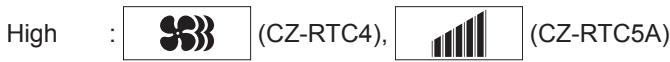 High : (CZ-RTC4), (CZ-RTC5A)