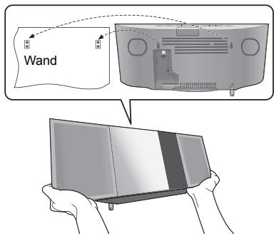 PANASONIC SC-HC395EG - Bringen Sie das Seil zur Sturzprävention (nicht mitgeliefert) an diesem Gerät an. - 5