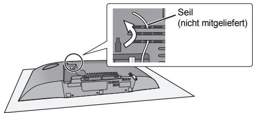 PANASONIC SC-HC395EG - Bringen Sie das Seil zur Sturzprävention (nicht mitgeliefert) an diesem Gerät an. - 1