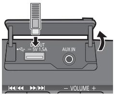 PANASONIC SC-HC395EG - ■ Anschluss eines USB-Geräts - 1