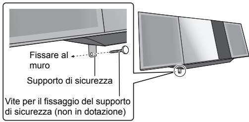 PANASONIC SC-HC397EG - Installare il cordoncino anticaduta (non in dotazione) su但这a unità. - 6