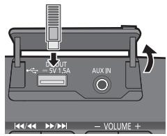 PANASONIC SC-HC397EG - Anschluss eines USB-Geräts - 1