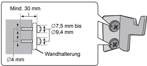 PANASONIC SC-HC397EG - Bringen Sie das Seil zur Sturzprüvention (nicht mitgeliefert) an thisem Gerät an. - 4