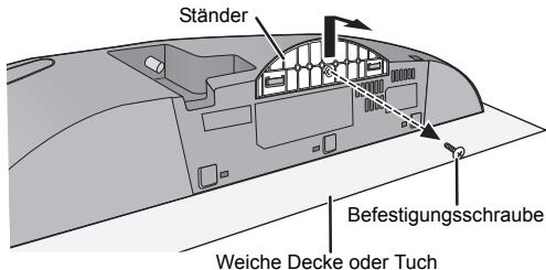 PANASONIC SC-HC397EG - Trennen Sie den Ständer vom Gerät. - 1