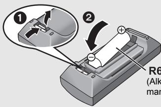PANASONIC SC-HC397EG - Kaukosaatimen kayttö - 1