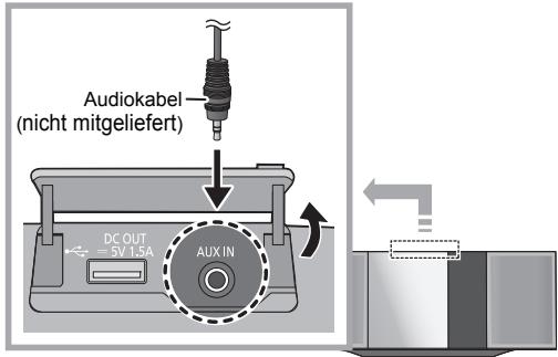 PANASONIC SC-HC397EG - Um die Eingangsstufe des externen Geräts auszuwahlen - 1