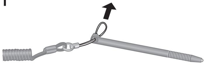 PANASONIC TOUGHBOOK CF-30 - Attacher le stylet à l'ordinateur - 2