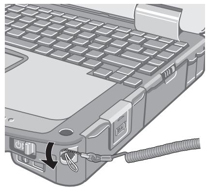 PANASONIC TOUGHBOOK CF-30 - Attacher le stylet à l'ordinateur - 3
