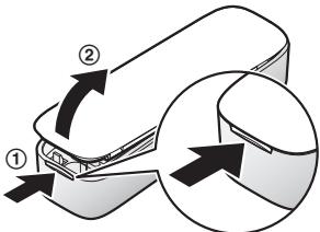 PANASONIC KX-HN6014GWA - Entfemen Sie die Abdeckung der Sensoreinheit. - 1