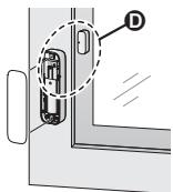 PANASONIC KX-HN6014GWA - Exemple 1: installation sur le côté gauche d'une fenêtre - 5