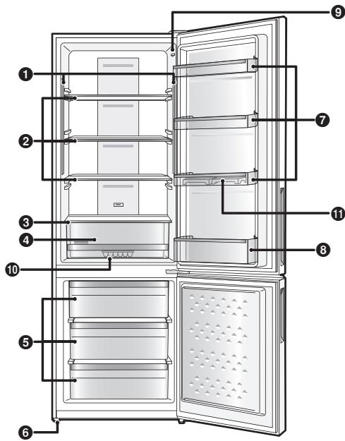 PANASONIC NR-BN30PGW - Compartment du concélateur - 2