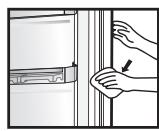 PANASONIC NR-BN30PGW - Tesneni dveri - 1